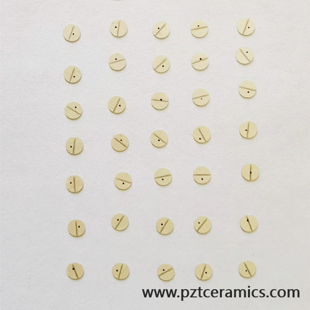 Piezo -Keramik -Scheibe Ultraschallsensorelement Customized Product PZT Disc