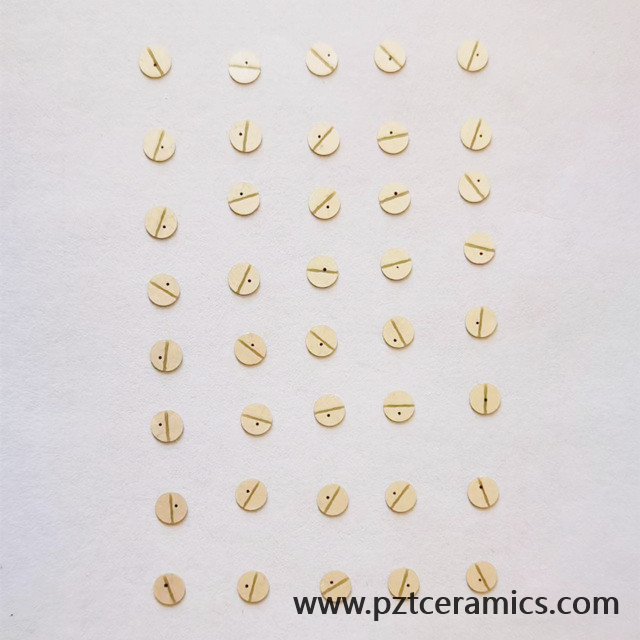 Piezo -Keramik -Scheibe Ultraschallsensorelement Customized Product PZT Disc