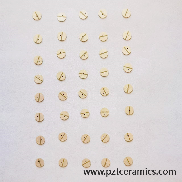 Piezo -Keramik -Scheibe Ultraschallsensorelement Customized Product PZT Disc